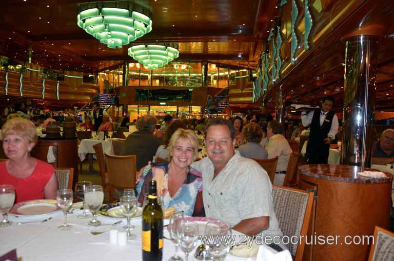 243: Carnival Magic Inaugural Voyage, Livorno, Dinner, 