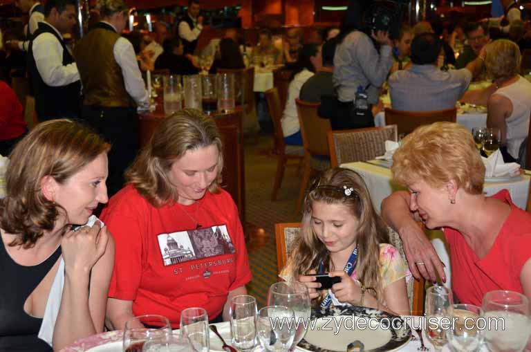 244: Carnival Magic Inaugural Voyage, Livorno, Dinner, 