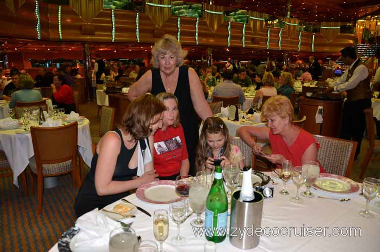 245: Carnival Magic Inaugural Voyage, Livorno, Dinner, 