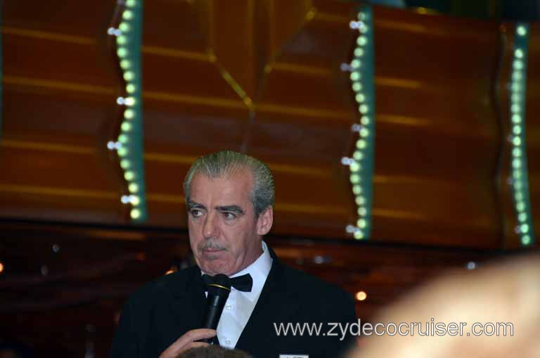 250: Carnival Magic Inaugural Voyage, Livorno, Dinner, Ken Byrne 