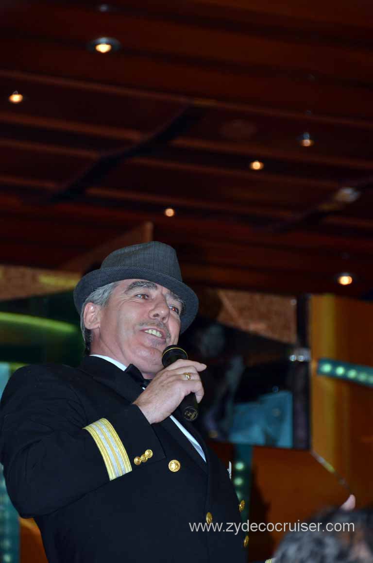 253: Carnival Magic Inaugural Voyage, Livorno, Dinner, Ken Byrne 