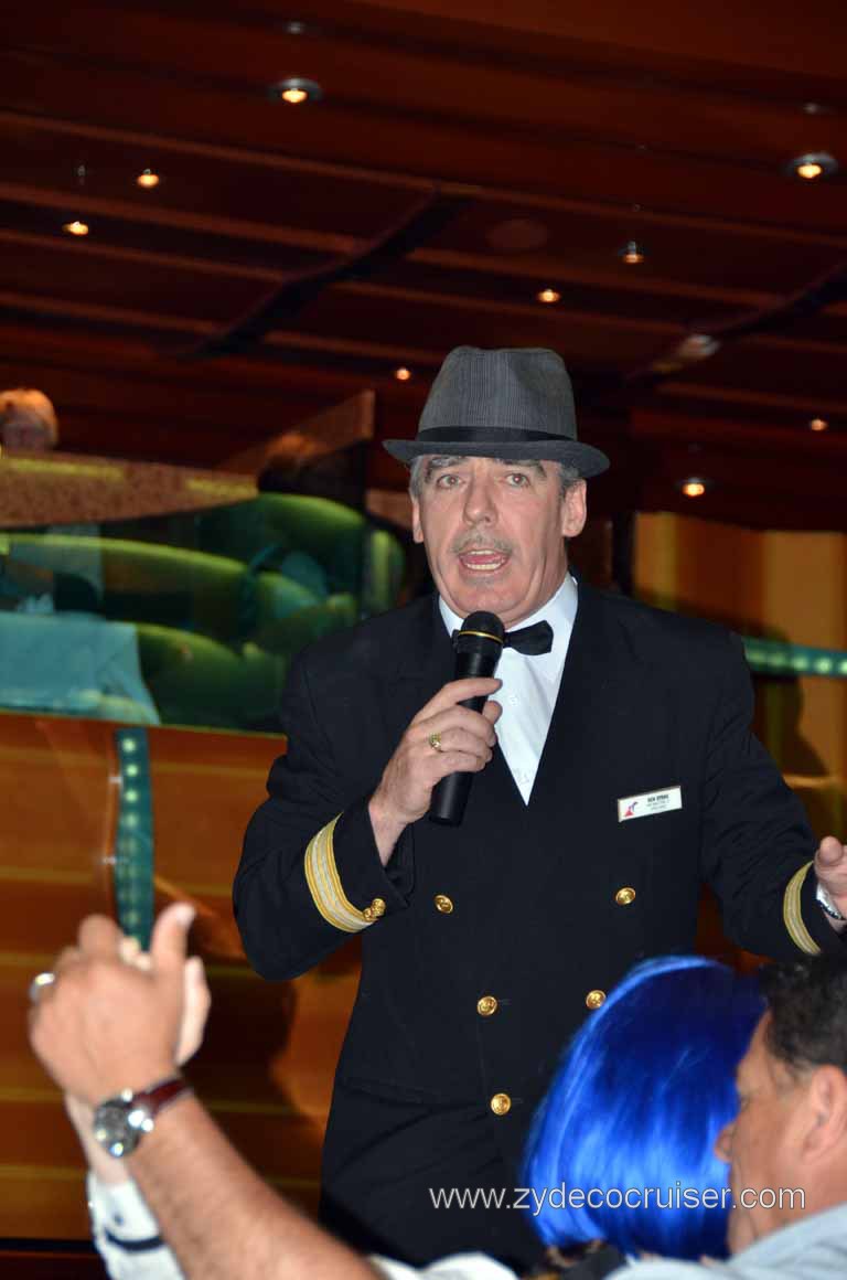 254: Carnival Magic Inaugural Voyage, Livorno, Dinner, Ken Byrne 