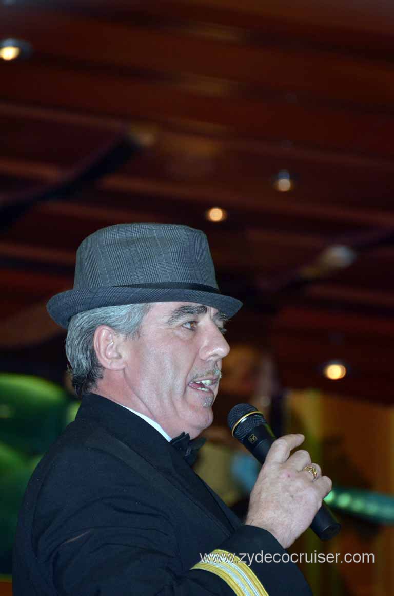 255: Carnival Magic Inaugural Voyage, Livorno, Dinner, Ken Byrne 