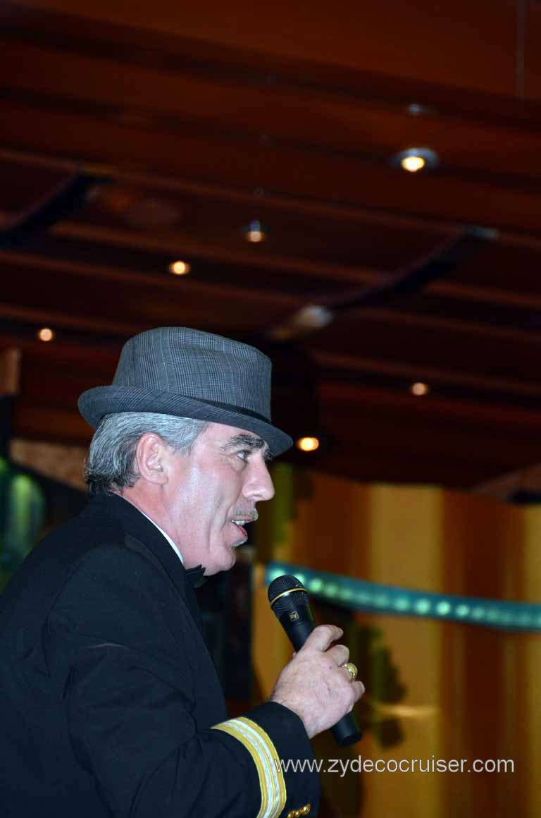 256: Carnival Magic Inaugural Voyage, Livorno, Dinner, Ken Byrne 