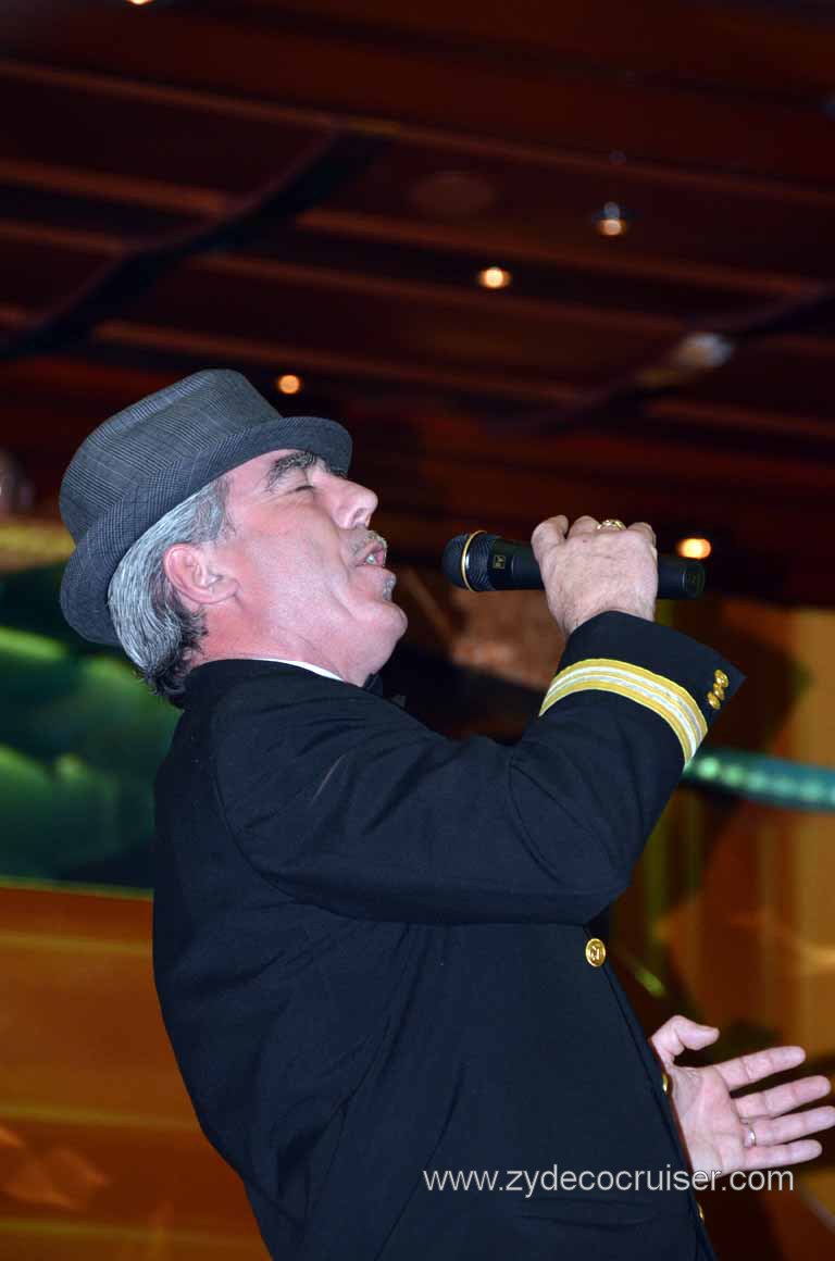 257: Carnival Magic Inaugural Voyage, Livorno, Dinner, Ken Byrne 