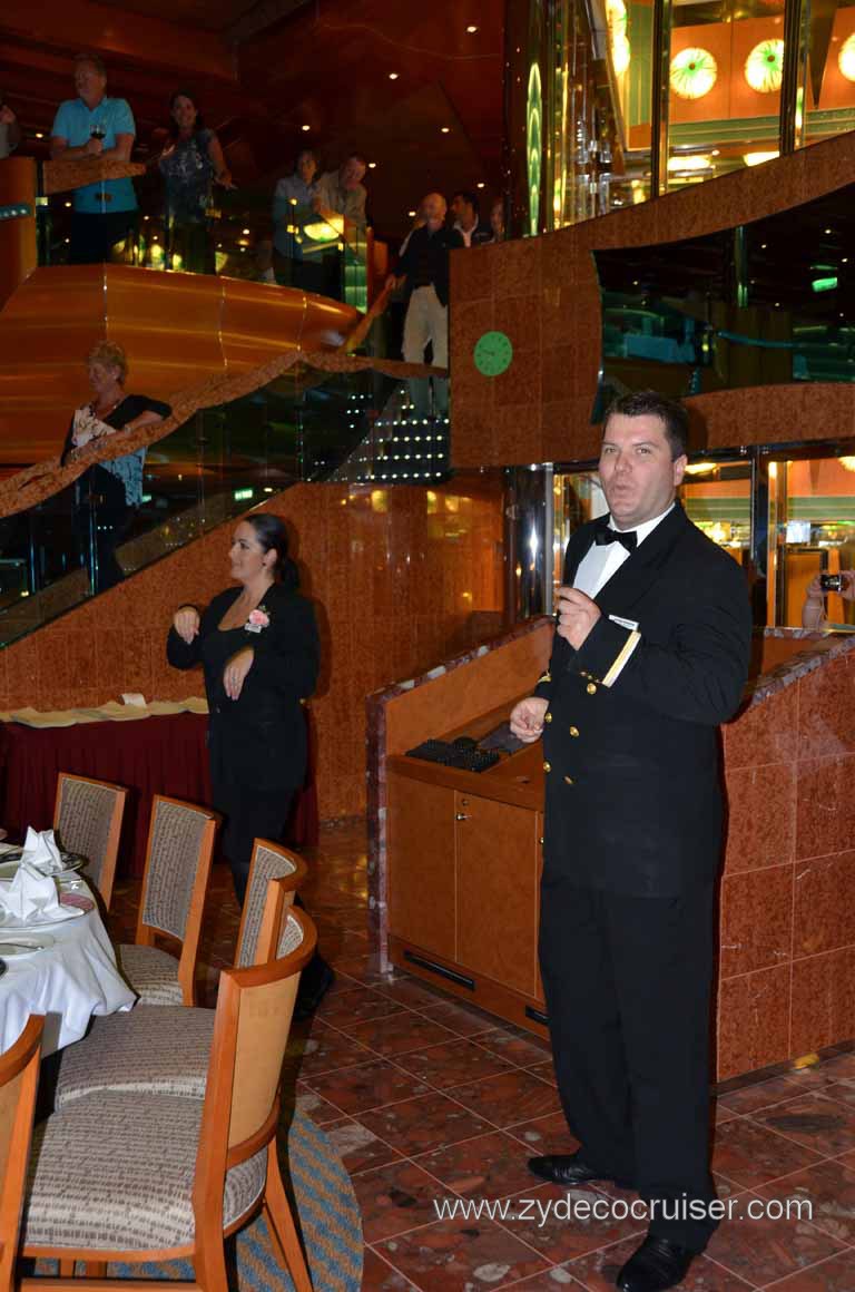 259: Carnival Magic Inaugural Voyage, Livorno, Dinner, 