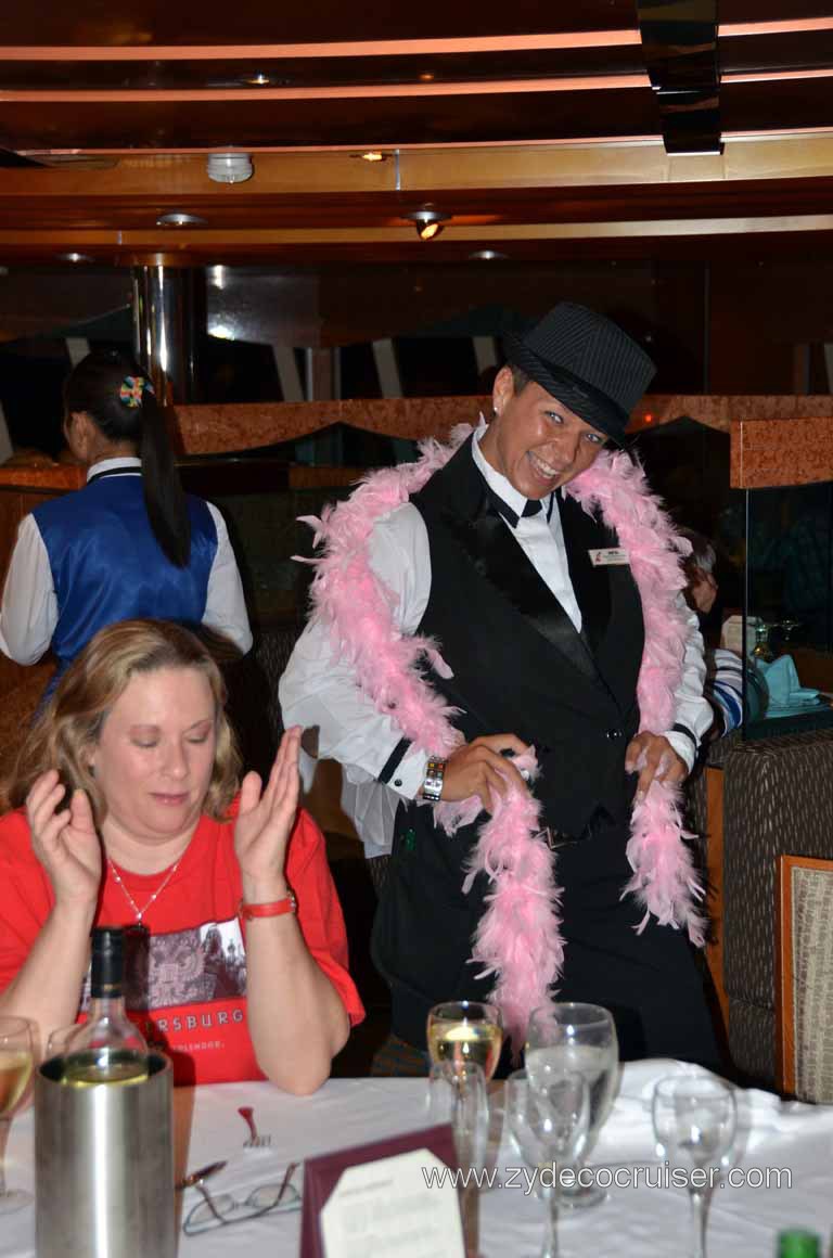 264: Carnival Magic Inaugural Voyage, Livorno, Dinner, Martina 