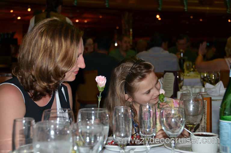 265: Carnival Magic Inaugural Voyage, Livorno, Dinner, 