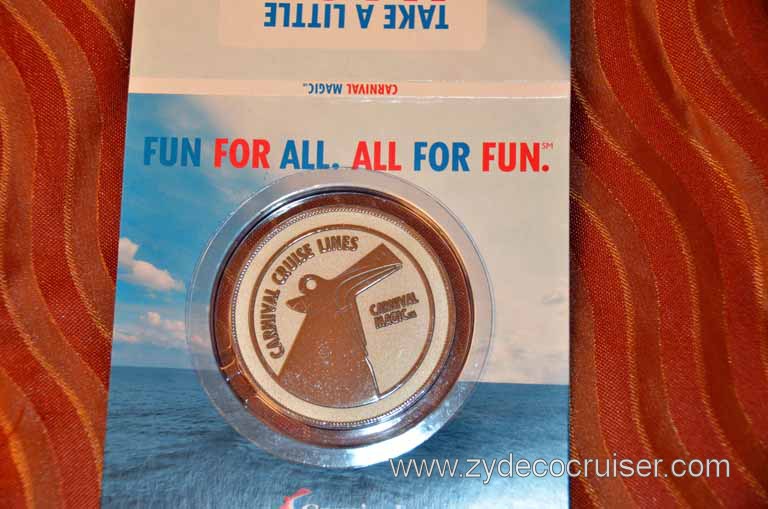 272: Carnival Magic Inaugural Voyage, Livorno, Carnival Magic Coin Inaugural Gift 