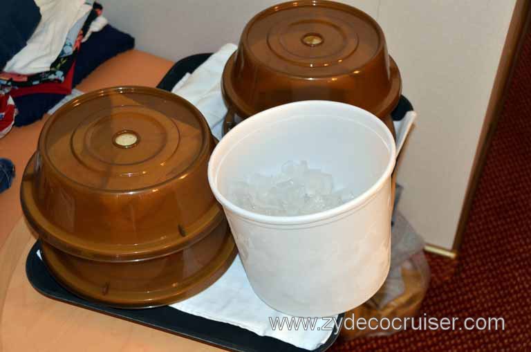 005: Carnival Magic Inaugural Voyage, Monte Carlo, Sea Day 3, Room Service