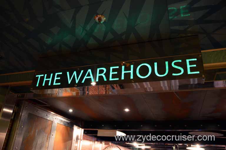 074: Carnival Magic Inaugural Voyage, Monte Carlo, Sea Day 3, The Warehouse