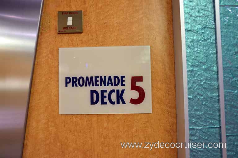 110: Carnival Magic Inaugural Voyage, Monte Carlo, Sea Day 3, Promenade Deck 5