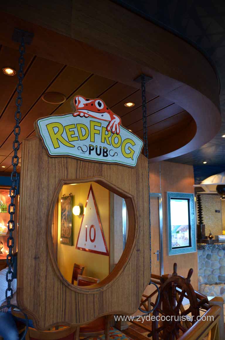 112: Carnival Magic Inaugural Voyage, Monte Carlo, Sea Day 3, Red Frog Pub