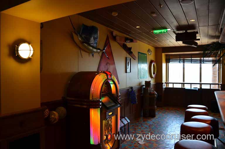 116: Carnival Magic Inaugural Voyage, Monte Carlo, Sea Day 3, Red Frog Pub