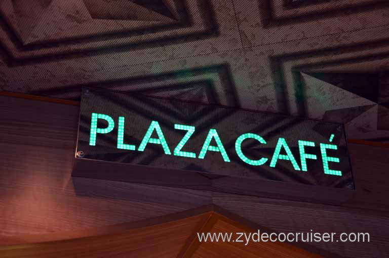 128: Carnival Magic Inaugural Voyage, Monte Carlo, Sea Day 3, Plaza Cafe