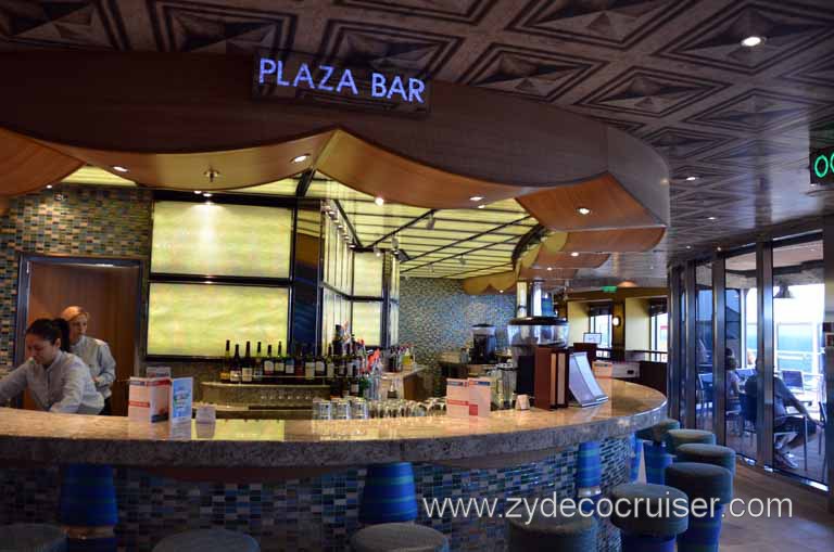 134: Carnival Magic Inaugural Voyage, Monte Carlo, Sea Day 3, Plaza Bar