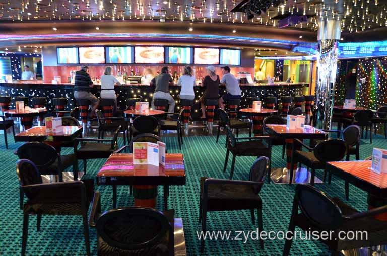 142: Carnival Magic Inaugural Voyage, Monte Carlo, Sea Day 3, Hat Trick Bar