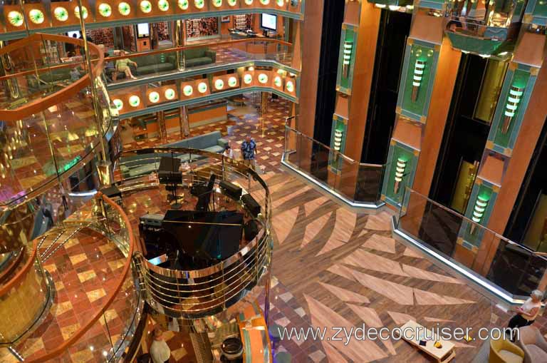 145: Carnival Magic Inaugural Voyage, Monte Carlo, Sea Day 3, Atrium