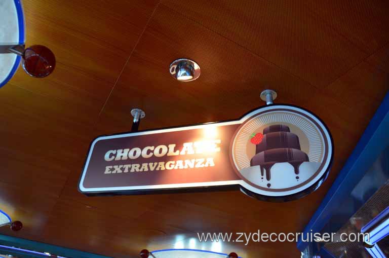 163: Carnival Magic Inaugural Voyage, Monte Carlo, Sea Day 3, Chocolate Extravaganza