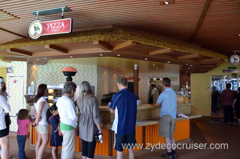 175: Carnival Magic Inaugural Voyage, Monte Carlo, Sea Day 3, Pizza Pirate