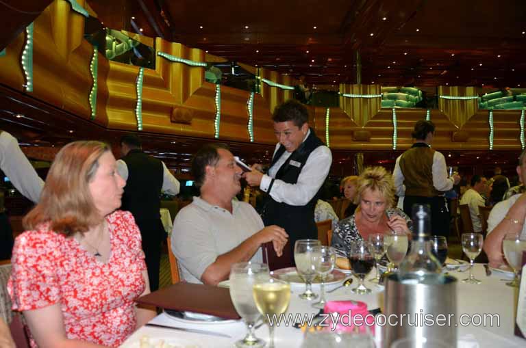 231: Carnival Magic Inaugural Voyage, Monte Carlo, Sea Day 3, Dinner