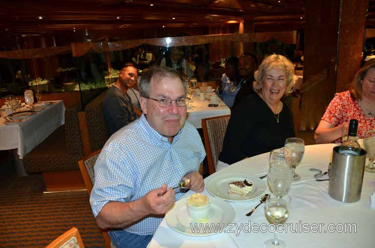 248: Carnival Magic Inaugural Voyage, Monte Carlo, Sea Day 3, Dinner, 