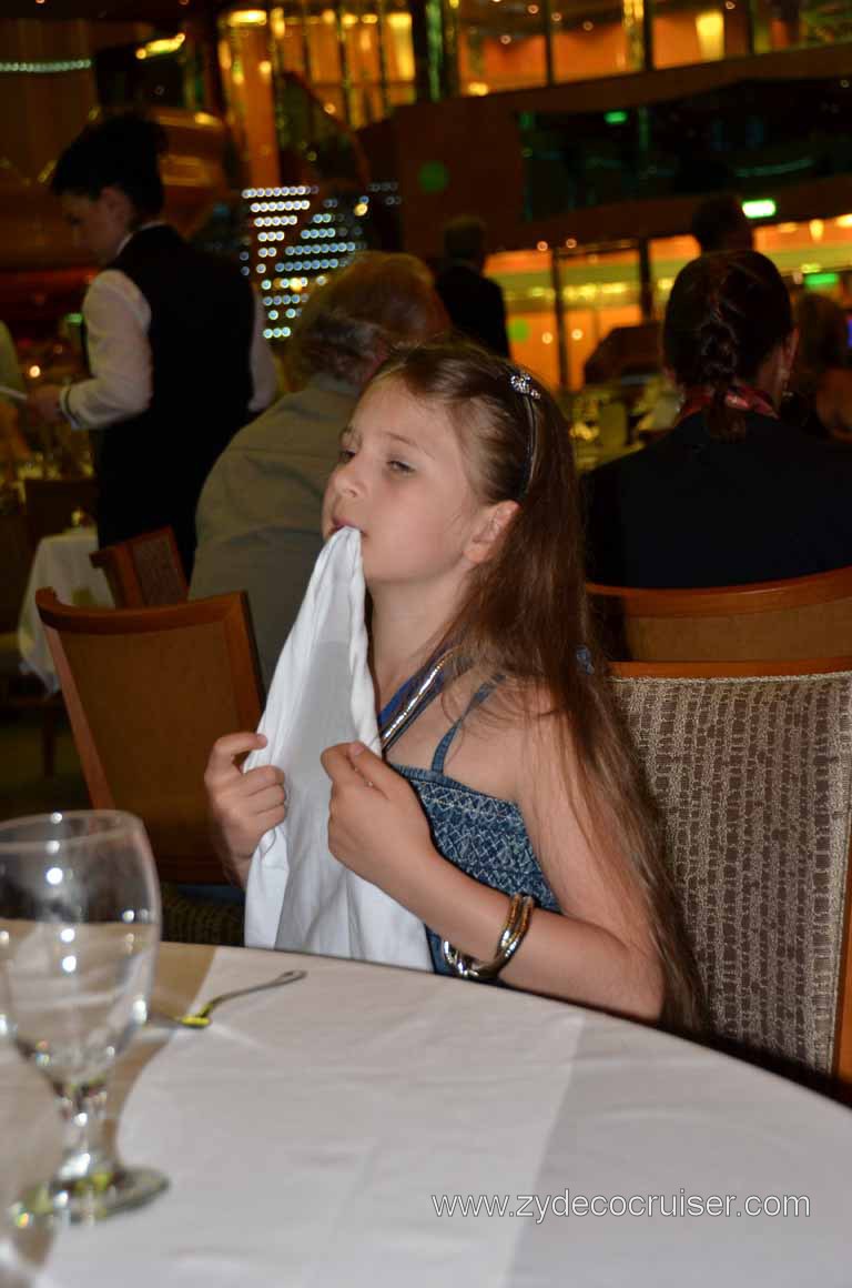 253: Carnival Magic Inaugural Voyage, Monte Carlo, Sea Day 3, Dinner, 