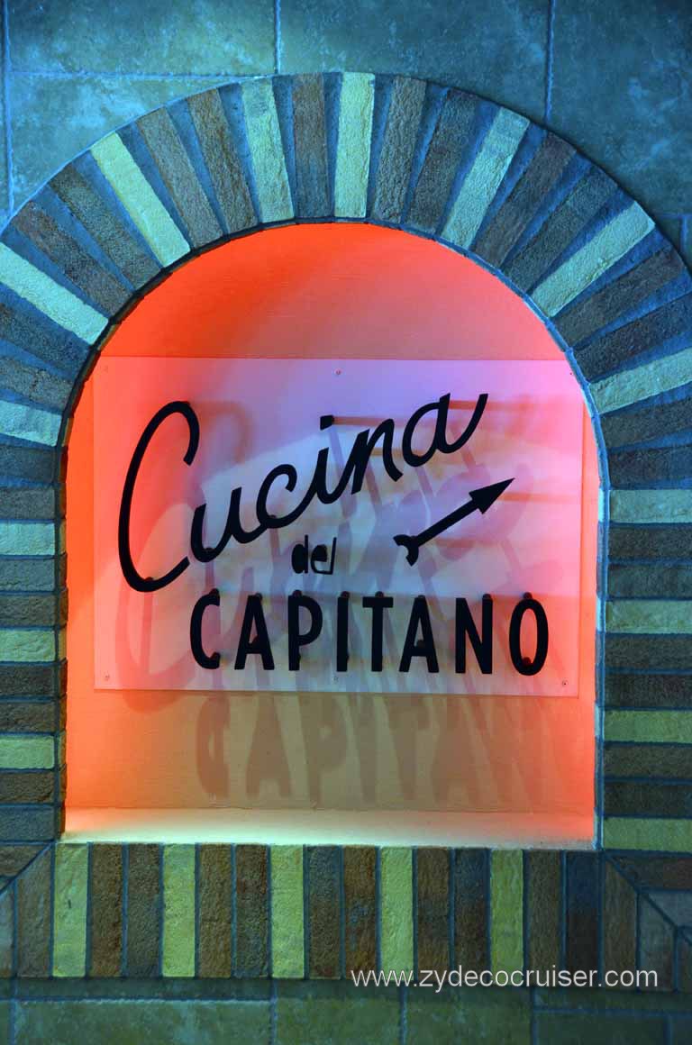 014: Carnival Magic, Grand Mediterranean, Barcelona, Cucino del Capitano, 