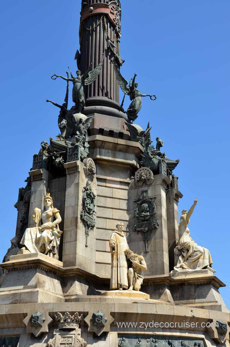 159: Carnival Magic, Grand Mediterranean, Barcelona, Columbus Monument