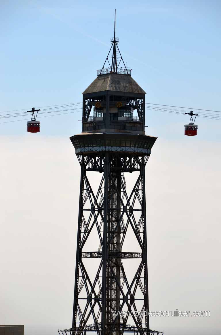 181: Carnival Magic, Grand Mediterranean, Barcelona, Cable Car