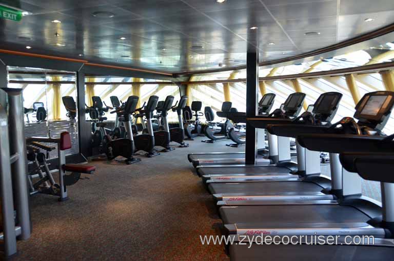 214: Carnival Magic, Grand Mediterranean, Barcelona, Gym, 