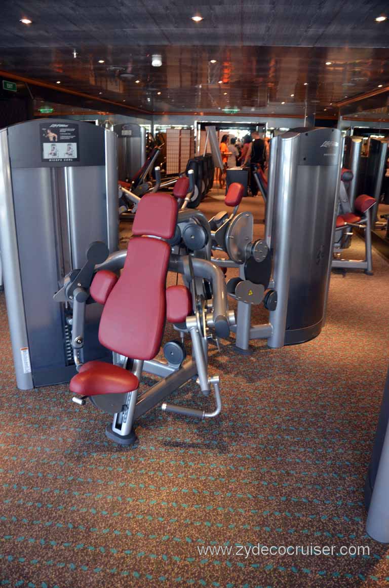 218: Carnival Magic, Grand Mediterranean, Barcelona, Gym, 