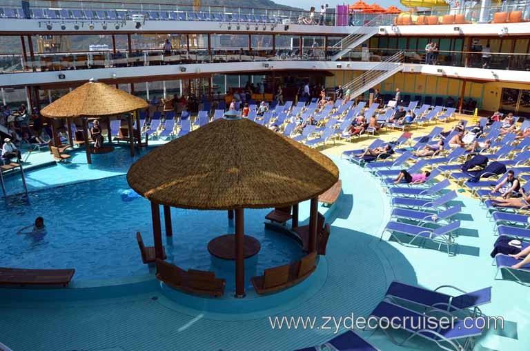 227: Carnival Magic, Grand Mediterranean, Barcelona, Beach Pool Gazebo, 