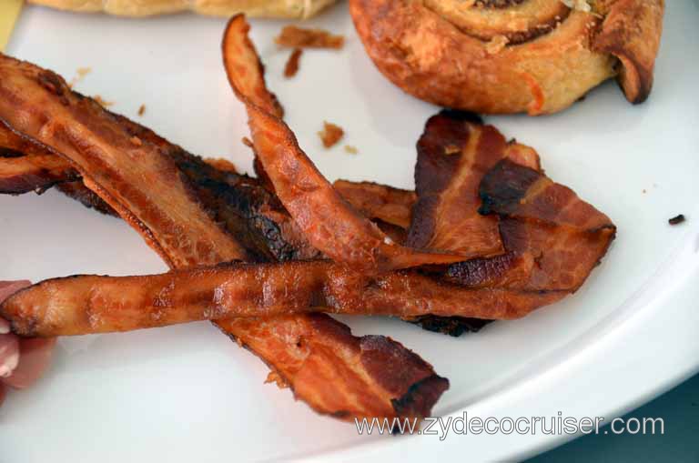 005: Carnival Magic Grand Mediterranean Cruise, Monte Carlo, Monaco, Nice crisp bacon!