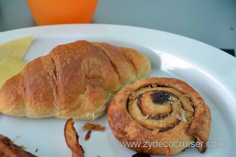 006: Carnival Magic Grand Mediterranean Cruise, Monte Carlo, Monaco, Croissant and Sweet Roll