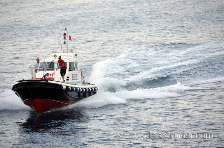 010: Carnival Magic Grand Mediterranean Cruise, Monte Carlo, Monaco, Pilot boat, 