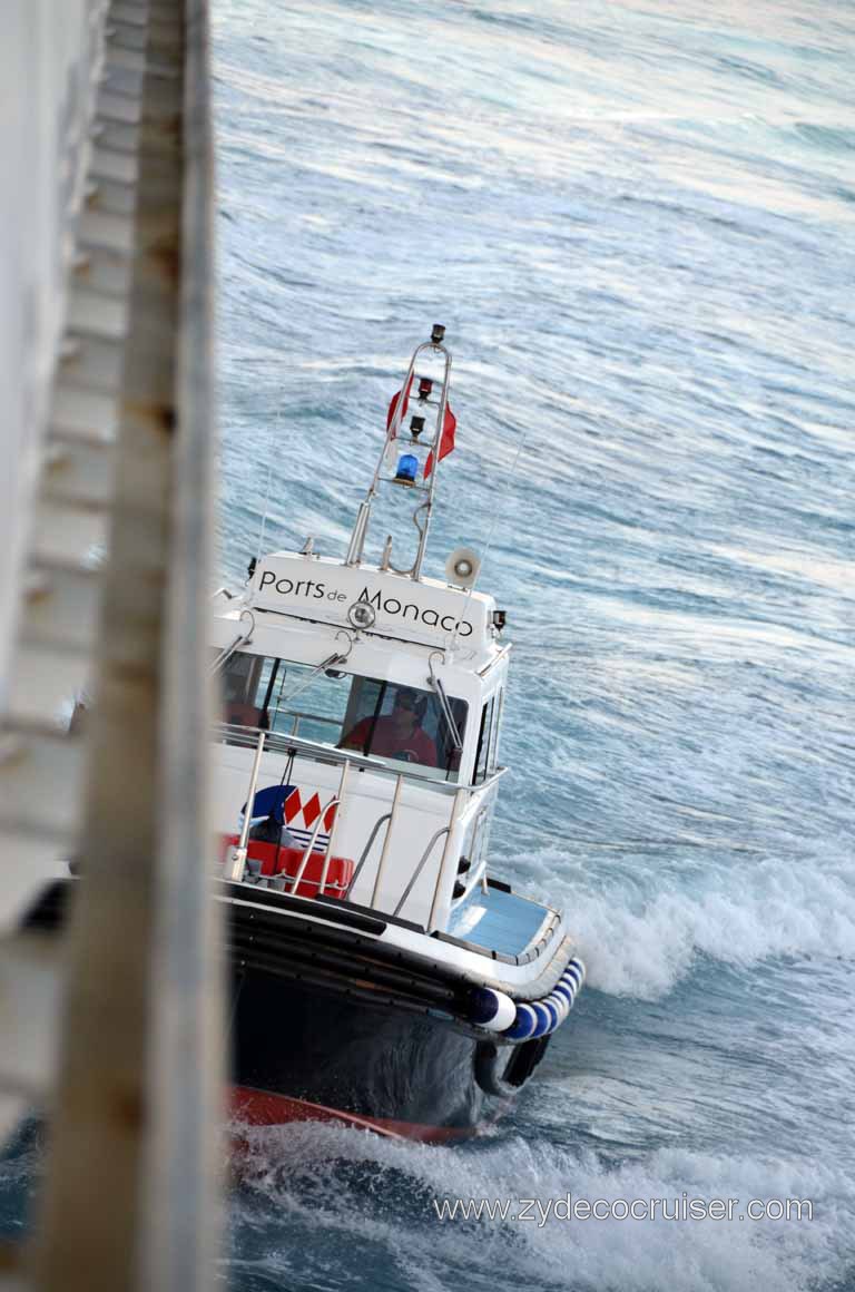 012: Carnival Magic Grand Mediterranean Cruise, Monte Carlo, Monaco, Pilot boat, 