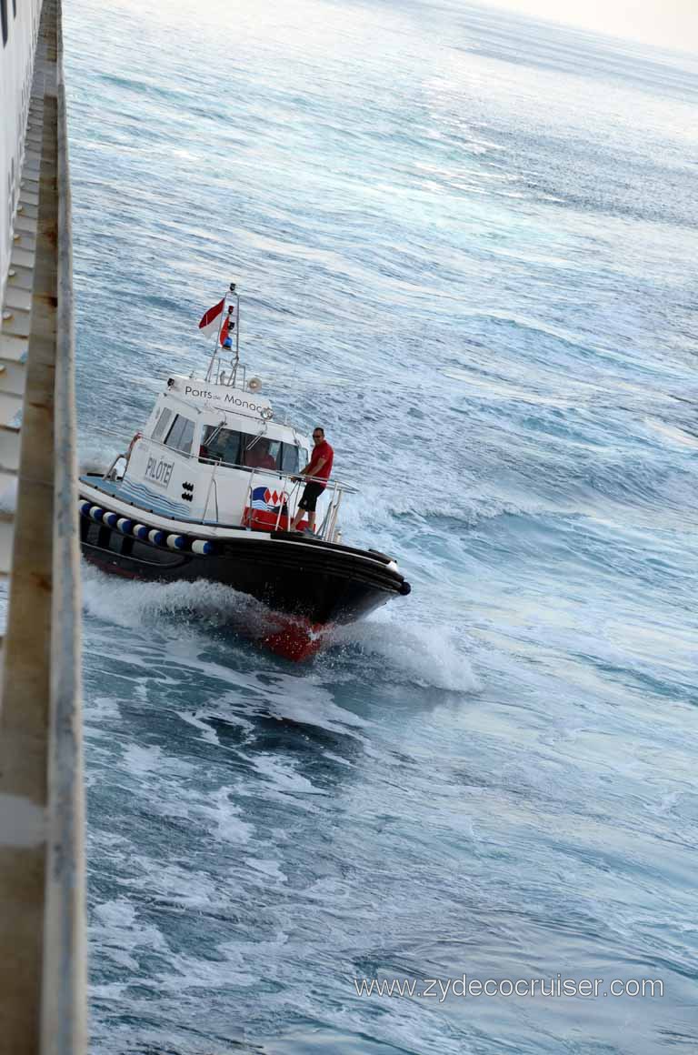 013: Carnival Magic Grand Mediterranean Cruise, Monte Carlo, Monaco, Pilot boat, 