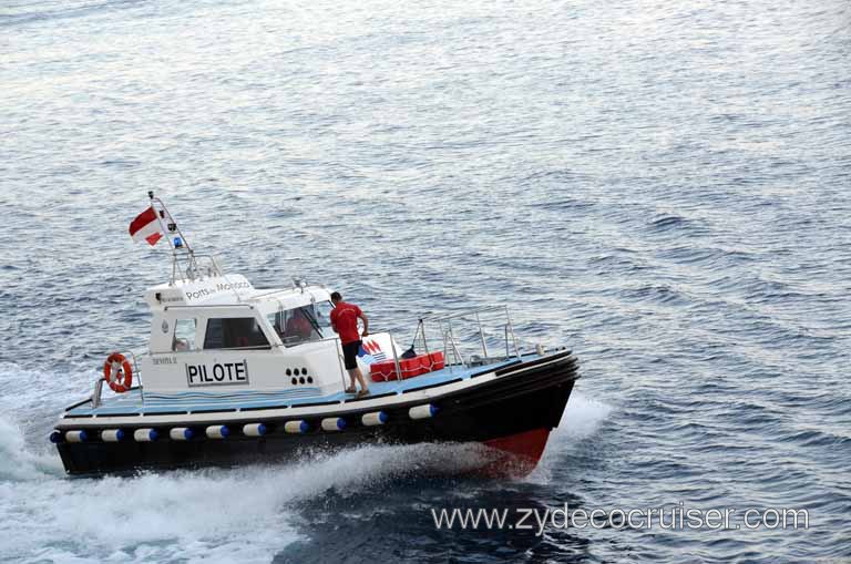 014: Carnival Magic Grand Mediterranean Cruise, Monte Carlo, Monaco, Pilot Boat, 