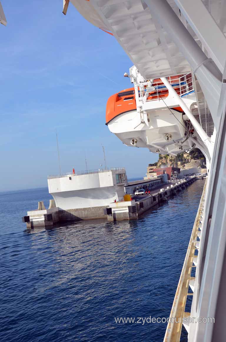 035: Carnival Magic Grand Mediterranean Cruise, Monte Carlo, Monaco, Approaching the dock