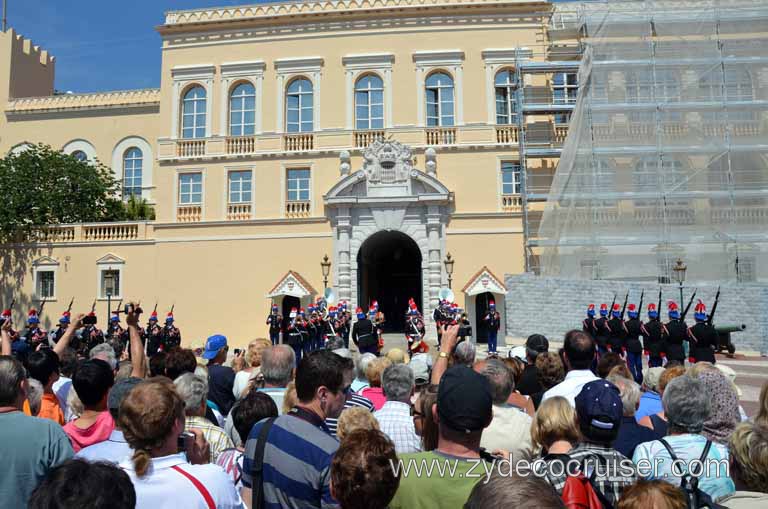 062: Carnival Magic Grand Mediterranean Cruise, Monte Carlo, Monaco, Changing of the Guard, 