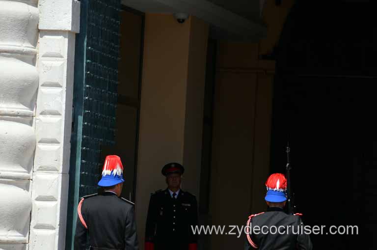 067: Carnival Magic Grand Mediterranean Cruise, Monte Carlo, Monaco, Changing of the Guard, 