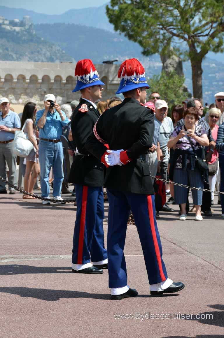 078: Carnival Magic Grand Mediterranean Cruise, Monte Carlo, Monaco, Changing of the Guard, 