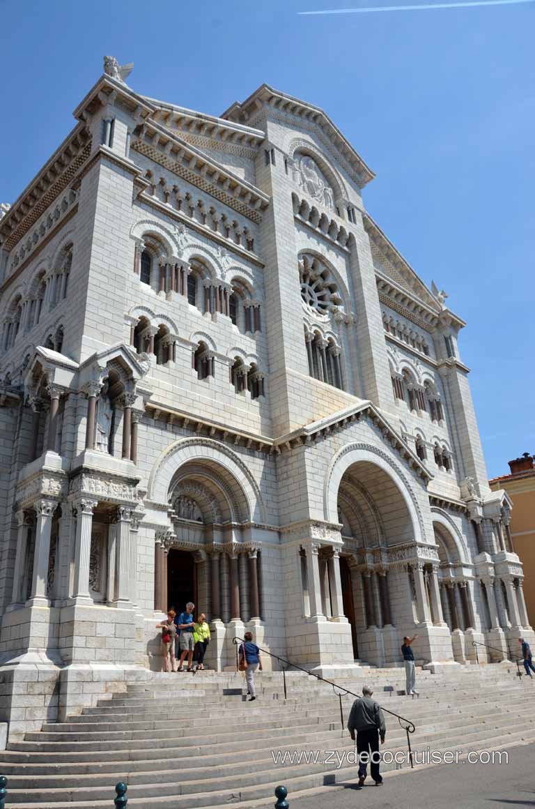 132: Carnival Magic Grand Mediterranean Cruise, Monte Carlo, Monaco, Monaco Cathedral, aka Saint Nicholas Cathedral and Cathedrale Notre-Dame-Immaculee.