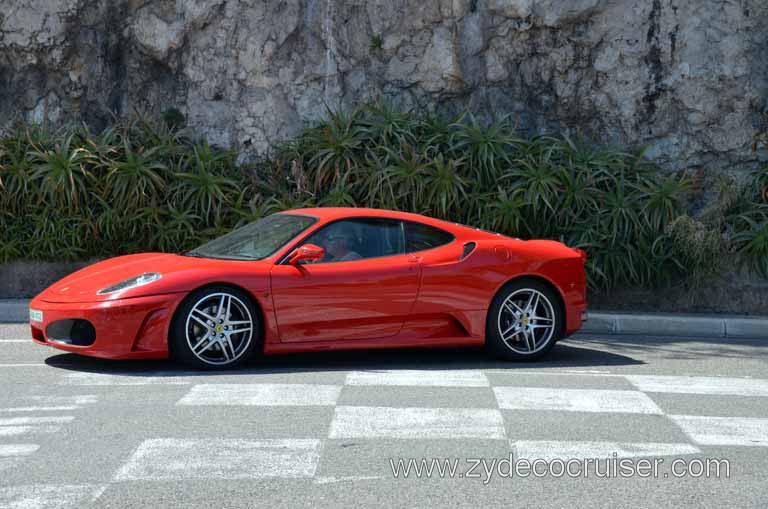 281: Carnival Magic Grand Mediterranean Cruise, Monte Carlo, Monaco, Red Ferrari (driver is still clueless)