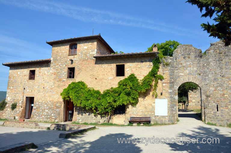 066: Carnival Magic, Mediterranean Cruise, Livorno, Essence of Tuscany Tour, San Gimignano, Rocca Castle for some great views!, rocca e parco di Montestaffoli