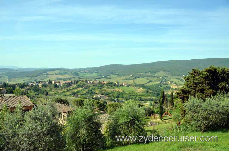 071: Carnival Magic, Mediterranean Cruise, Livorno, Essence of Tuscany Tour, San Gimignano