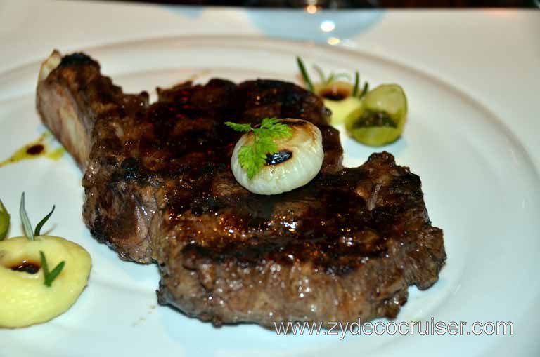 021: Carnival Magic Prime Steakhouse, Grilled Prime Rib Chop!