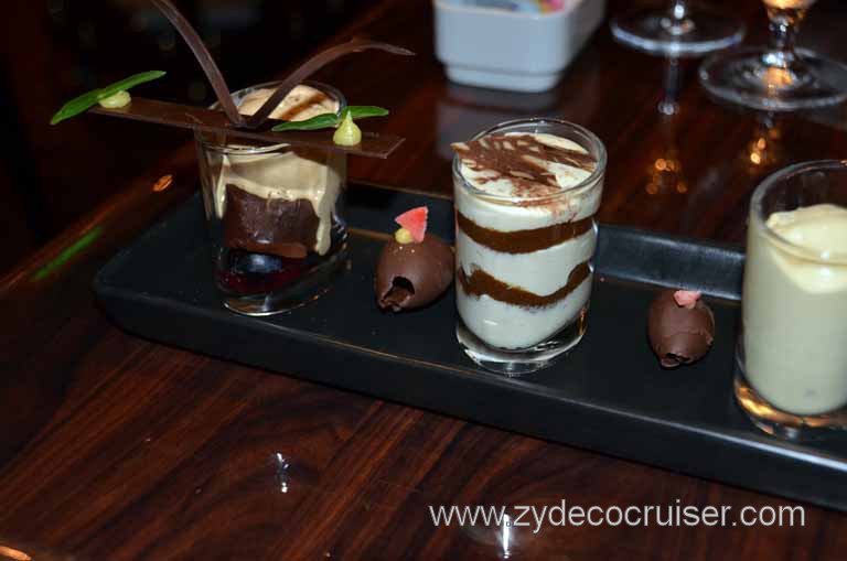 027: Carnival Magic Prime Steakhouse, Chocolate Sampler Left