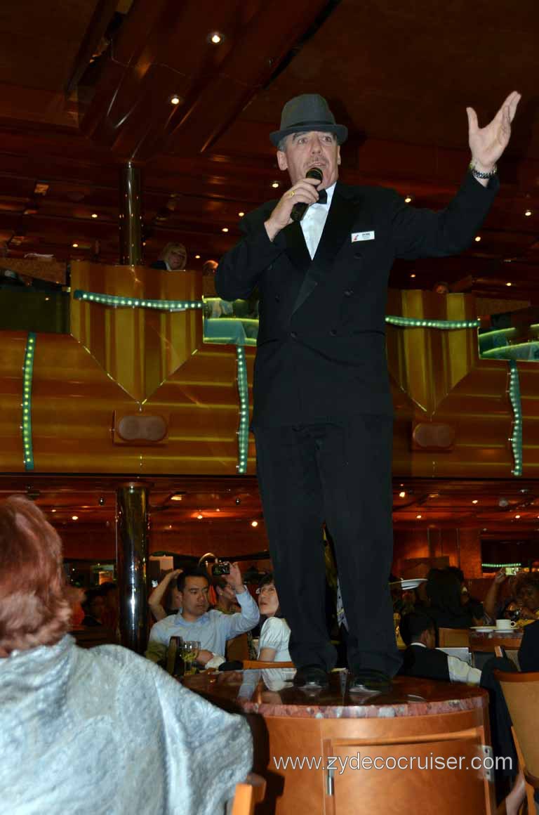 134: Carnival Magic, Mediterranean Cruise, Sea Day 2, Dinner, Elegant Night 2, Ken Byrne